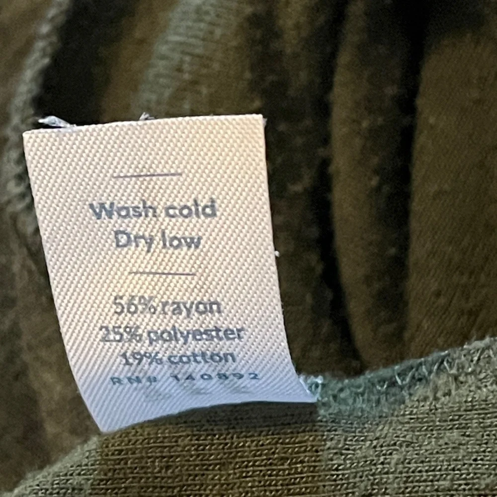 Marine Layer Double Knit Long Sleeve Henley Green Size‎ Large - Picture 13 of 13